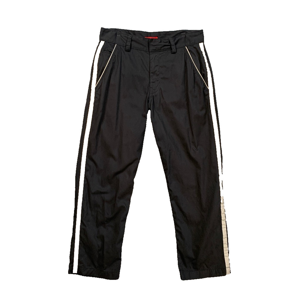 Tesla Work Pants Men 34 Black Cotton Reflective Straight Mechanic Garage Uniform